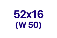 Вариаторные ремни 52 x 16 (W50)
