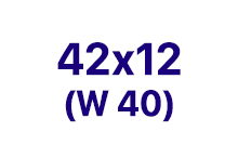 Вариаторные ремни 42 x 12 (W40)