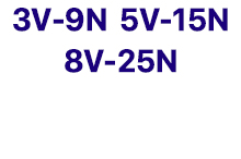 Ремни стандарта RMA-MPTA профилей 3V-9N, 5V-15N, 8V-25N