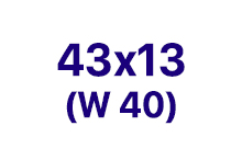 Вариаторные ремни 43 x 13 (W40)