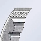 Узкий клиновой ремень XPZ 987 BANDO 9.7x8x1000