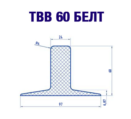 Тип - TBB60 Резиновые перегородки Тип - TBB60 Резиновые перегородки