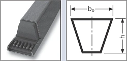 Узкий клиновой ремень SPC 9000 FNR Belt 22x18x9030